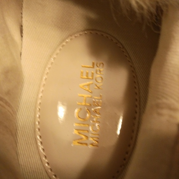 NWOT Michael Kors Sneakers With Faux Fur - Picture 5 of 8